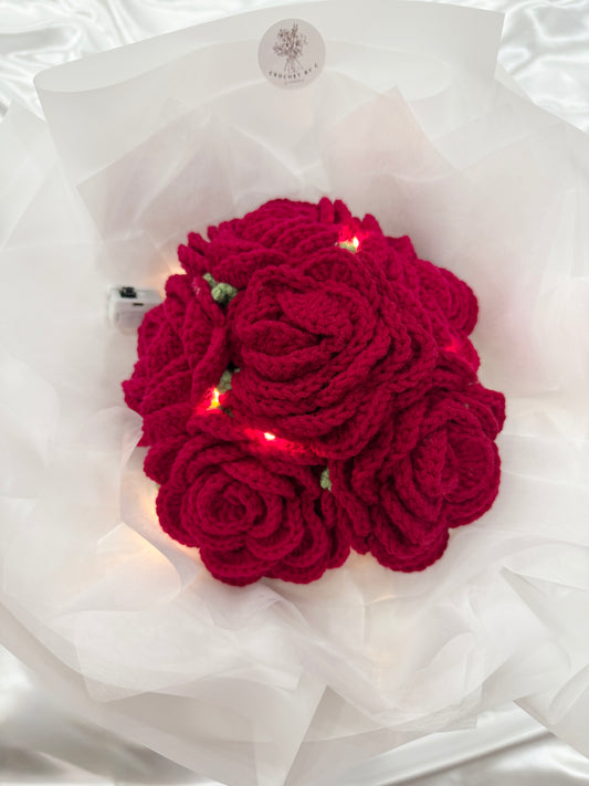6pc Red Rose Bouquet